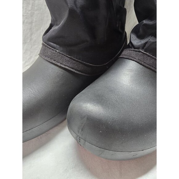 Crocs CLAIRE Women's Size 7 Black Insulated Waterproof Rain Snow Pull On BOOTS - Picture 2 of 14